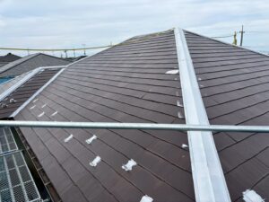 鳥取県米子市にて板金工事に伴う屋根壁の塗装メンテナンス