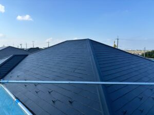 鳥取県米子市にて板金工事に伴う屋根壁の塗装メンテナンス