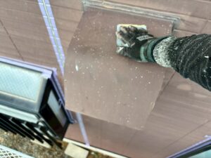 鳥取県米子市にて板金工事に伴う屋根壁の塗装メンテナンス