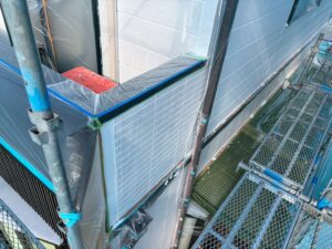 鳥取県米子市にて板金工事に伴う屋根壁の塗装メンテナンス